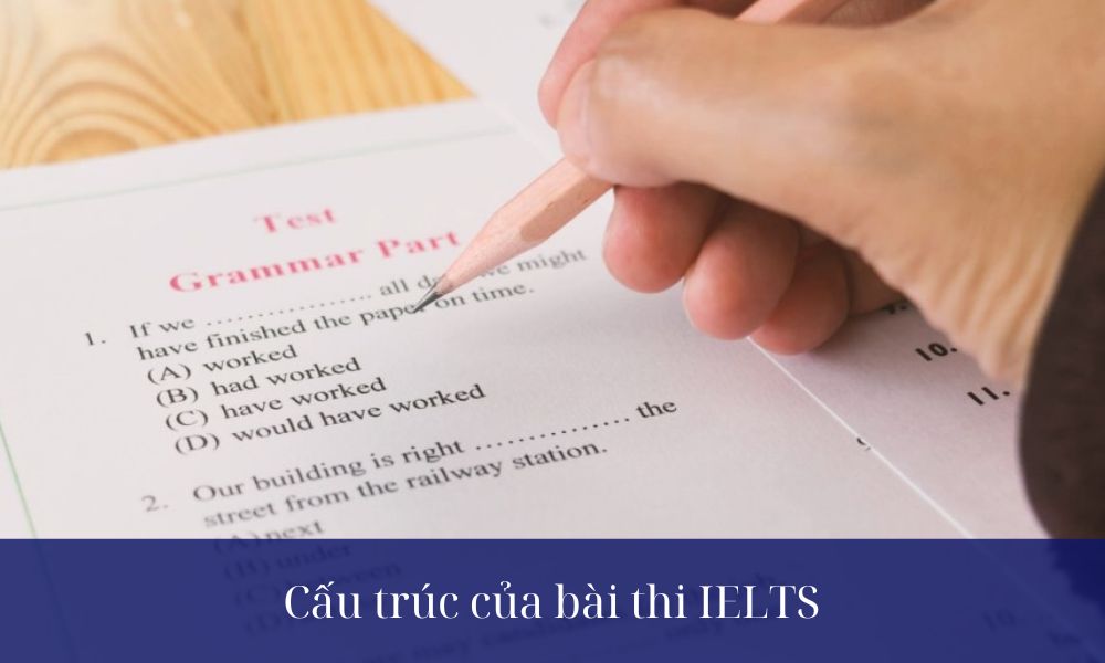 Cấu trúc của bài thi IELTS là điều mà bạn cần nắm rõ