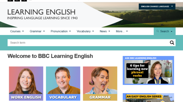 BBC Learning English cung cấp nhiều kiến thức cho người học IELTS