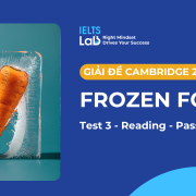 Giải đề Cambridge IELTS 20, Test 3, Reading Passage 1: Frozen food