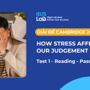 Giải đề Cambridge IELTS 20, Test 1, Reading Passage 3: How stress affects our judgement