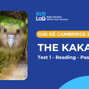 Giải đề Cambridge IELTS 20, Test 1, Reading Passage 1: The Kakapo