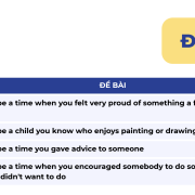 IELTS Speaking Part 2: Bài mẫu gộp 4 đề Family Member – Child – Advice – Encouragement