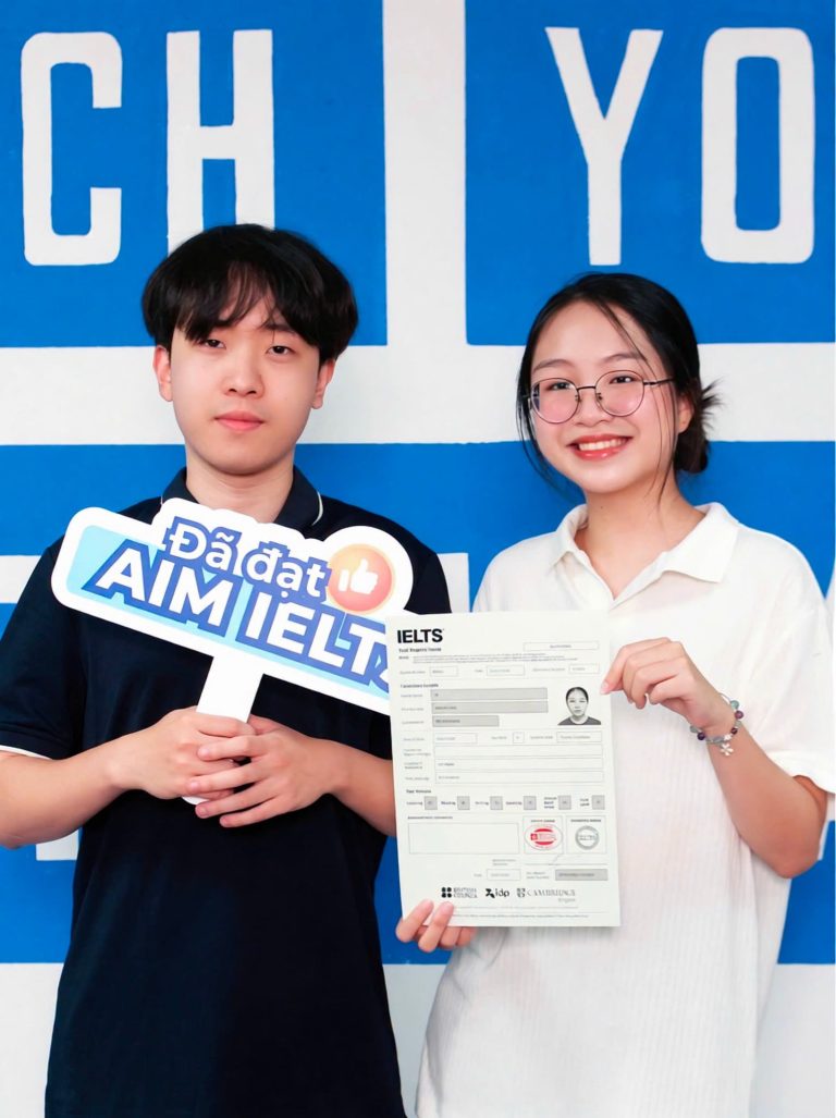 Tăng 3 band vượt aim đạt 8.0 sau 2 khoá